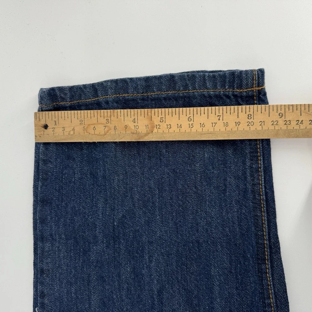 DKNY Jean Men's Size 38 x 30 Straight Fit Denim Pants‎ Dark Wash Blue Denim
